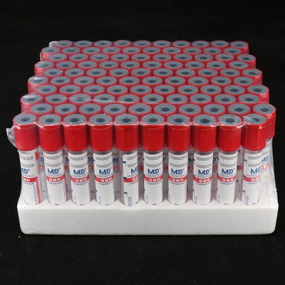 紅色管帽促凝PET真空采血管_抽血管_快速血清管